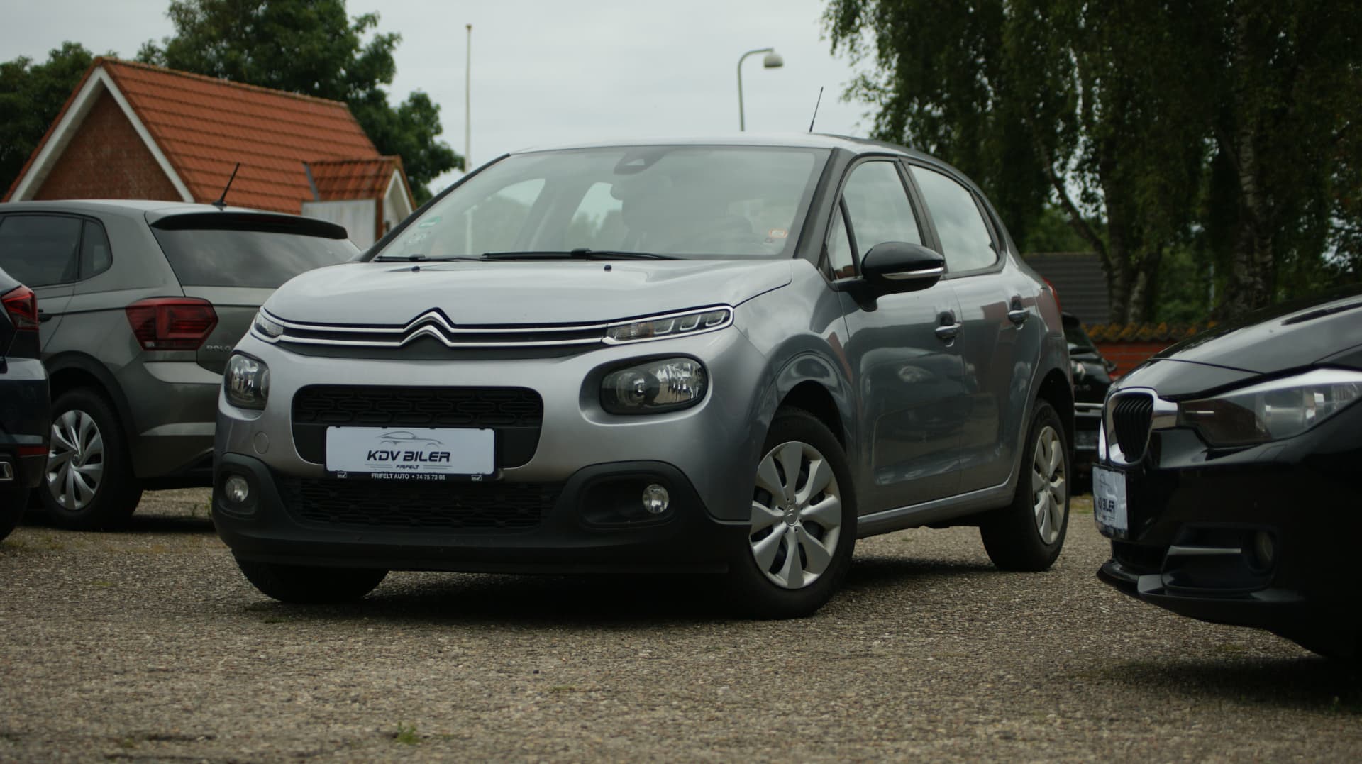 Citroën på KDV Bilers plads i Frifelt